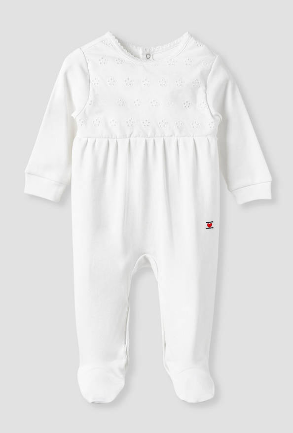 Juniors Textured Sleepsuit with Long Sleeves