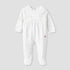 Juniors Textured Sleepsuit with Long Sleeves - White / 9-12 mths