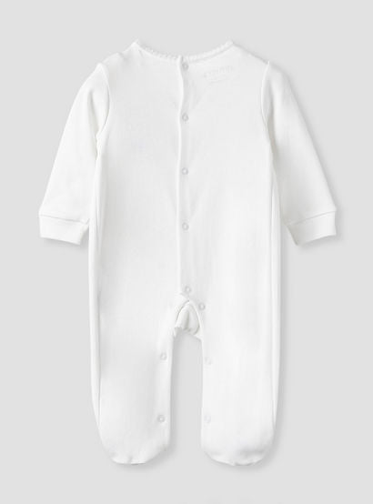 Juniors Textured Sleepsuit with Long Sleeves-baby-girls-clothing-nightwear-sleepsuits-image-2