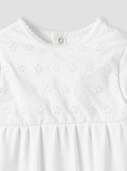 Juniors Textured Sleepsuit with Long Sleeves-baby-girls-clothing-nightwear-sleepsuits-image-3