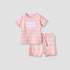 Juniors Striped T-shirt and Shorts Set - Pink / 12-18 mths
