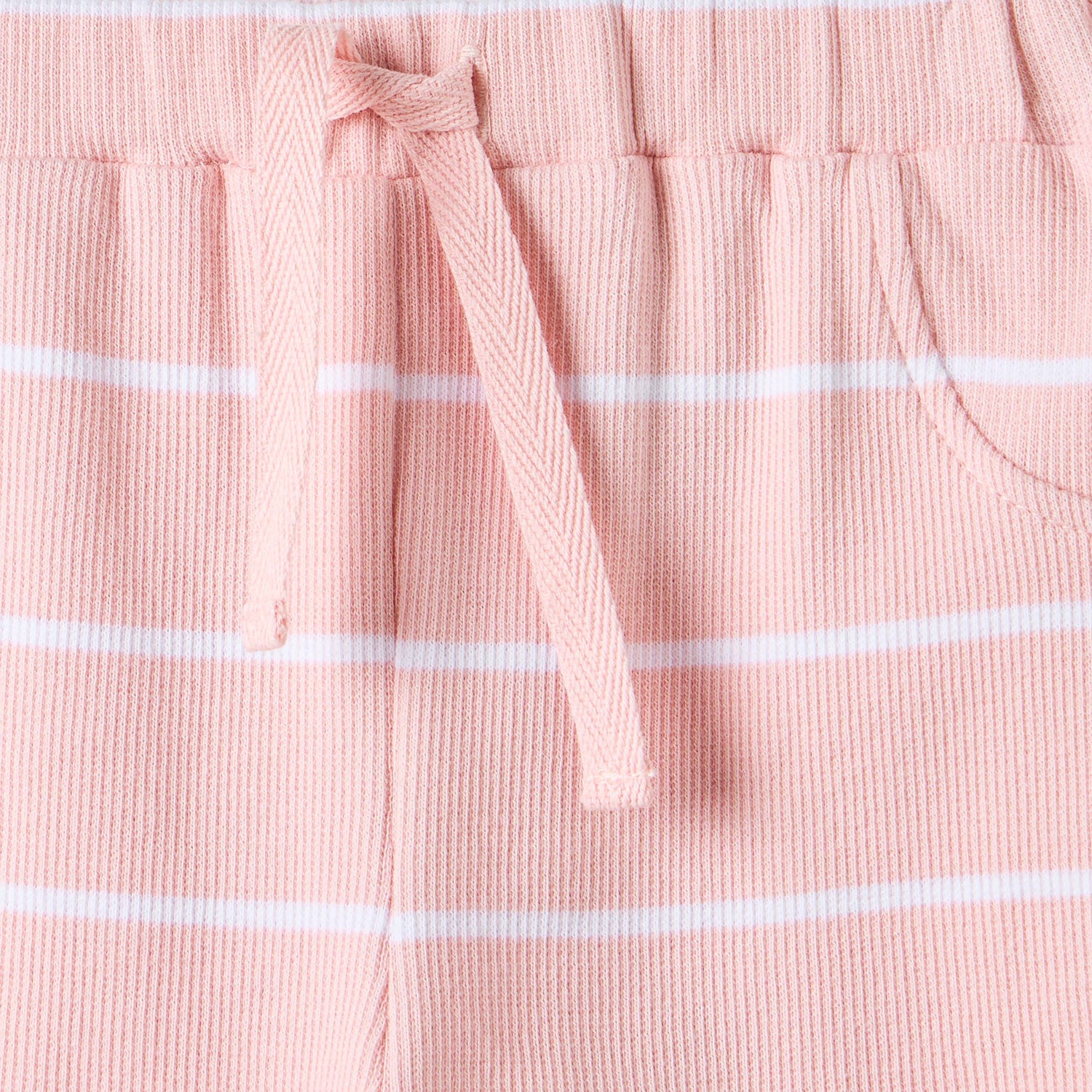 Juniors Striped T-shirt and Shorts Set