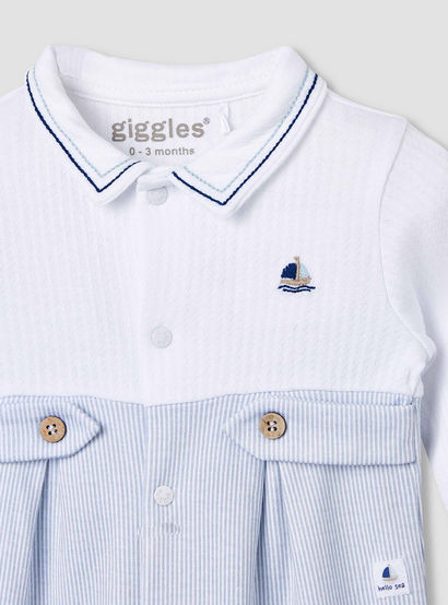 Giggles Striped Collared Sleepsuit with Long Sleeves-baby-boys-clothing-nightwear-sleepsuits-image-3