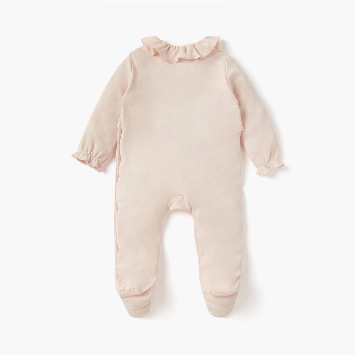 Giggles Panelled Closed Feet Sleepsuit with Long Sleeves
