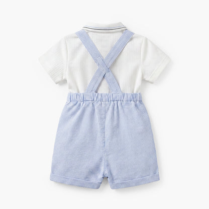 Giggles Striped T-shirt and Pyjama Set