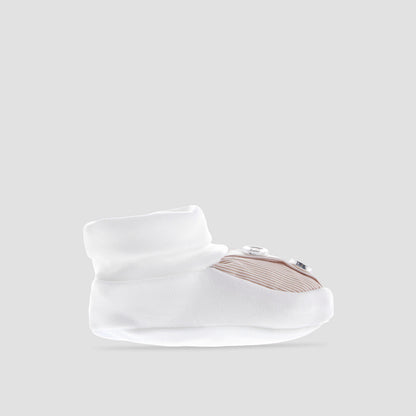 Giggles Booties with Striped Design