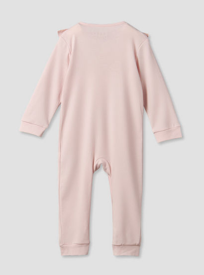 Giggles Cotton Round Neck Long Sleeves Sleepsuit with Embroidered Ruffles-baby-girls-clothing-nightwear-sleepsuits-image-3