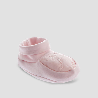Giggles Booties with Embroidered Design