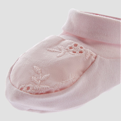 Giggles Booties with Embroidered Design