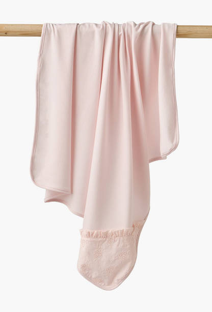 Giggles Receiving Blanket with Embroidery-undefined-image-1