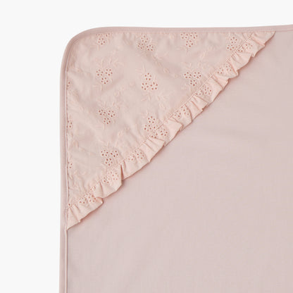 Giggles Receiving Blanket with Embroidery