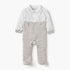 Giggles Star Print Closed Feet Sleepsuit with Long Sleeves - Multicolour / 9-12 mths