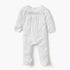 Giggles Star Print Closed Feet Sleepsuit with Long Sleeves - White / 9-12 mths