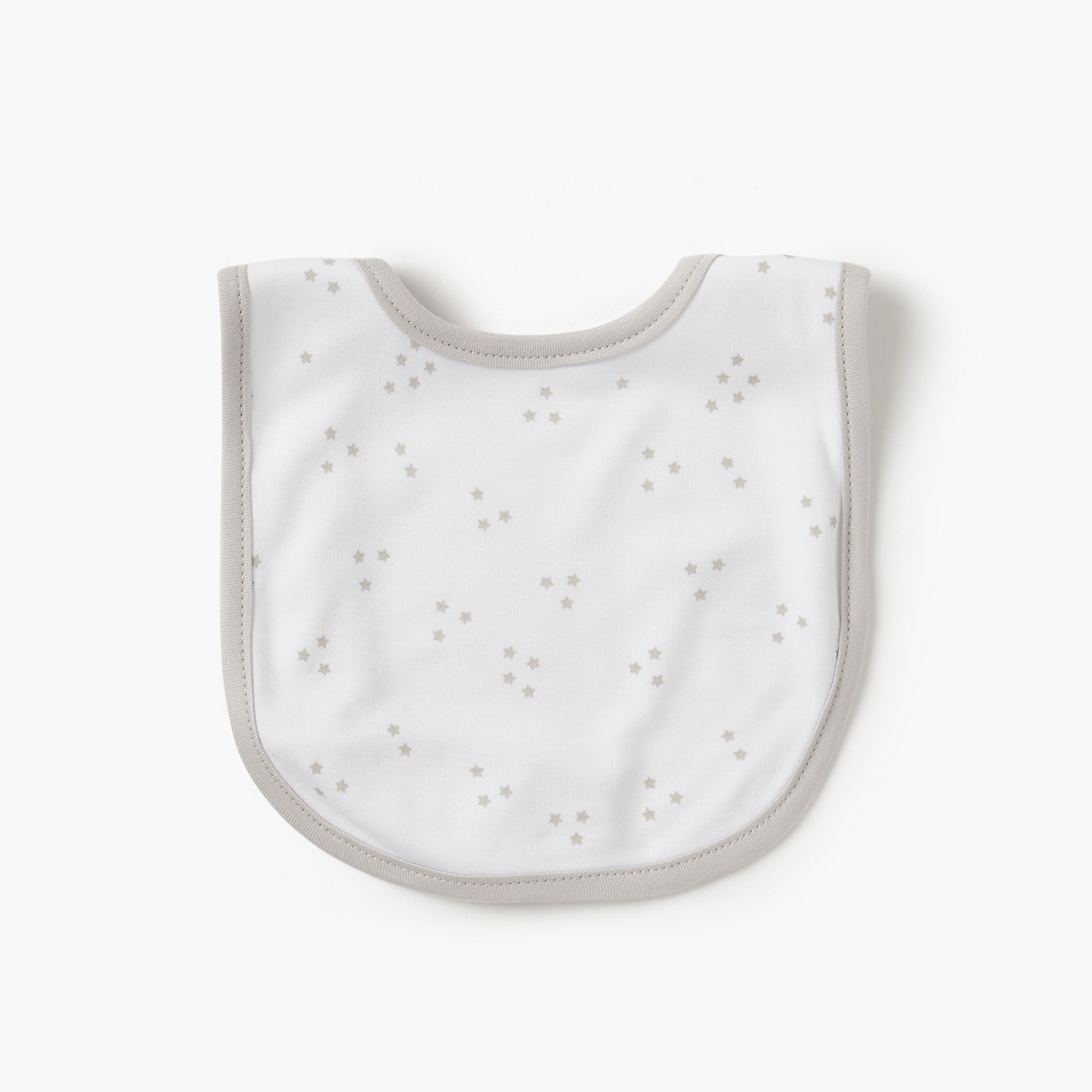 Giggles Star Print Closed Feet Sleepsuit with Long Sleeves