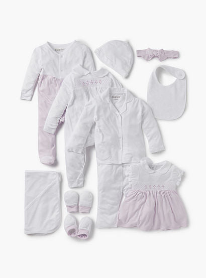 Giggles Heart Print Closed Feet Sleepsuit with Long Sleeves-baby-girls-clothing-nightwear-sleepsuits-image-5