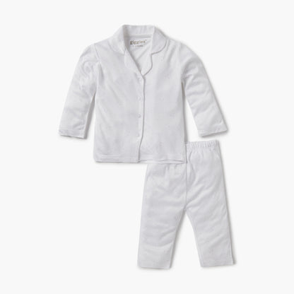 Giggles Solid Shirt and Pyjama Set