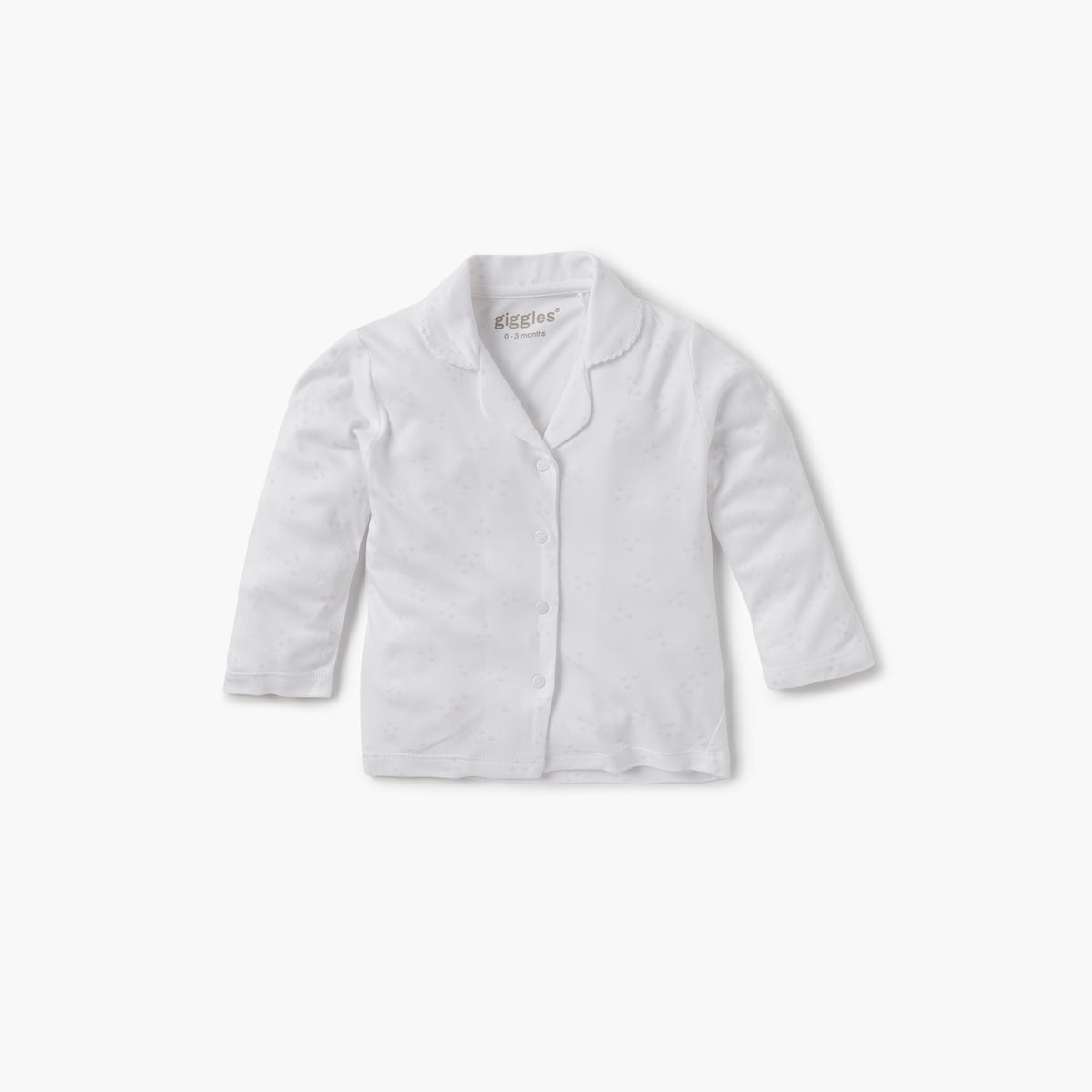 Giggles Solid Shirt and Pyjama Set