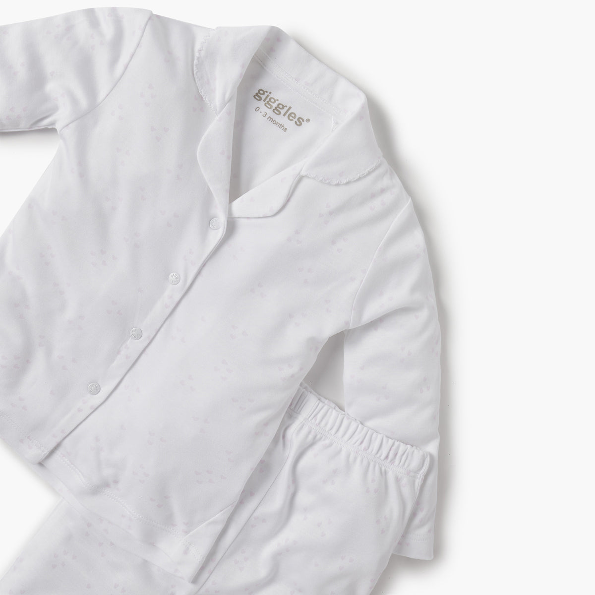 Giggles Solid Shirt and Pyjama Set