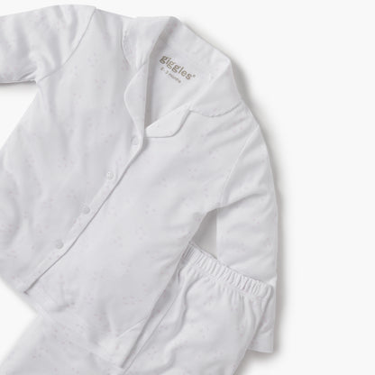 Giggles Solid Shirt and Pyjama Set