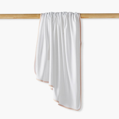 Giggles Panelled Receiving Blanket with Bow Accent - 70x70 cm
