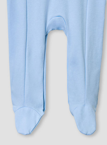 Giggles Bear Applique Collared Sleepsuit with Long Sleeves-baby-boys-clothing-nightwear-sleepsuits-image-4