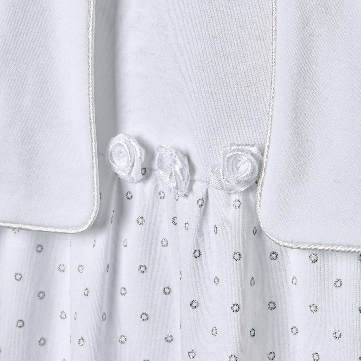 Giggles Printed Romper with Overlay and Short Sleeves