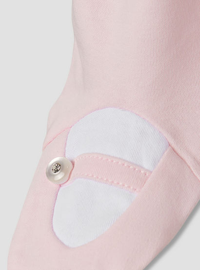 Giggles Supima Cotton Peter Pan Collar Long Sleeves Sleepsuit with Bunny Embroidery-baby-girls-clothing-nightwear-sleepsuits-image-4