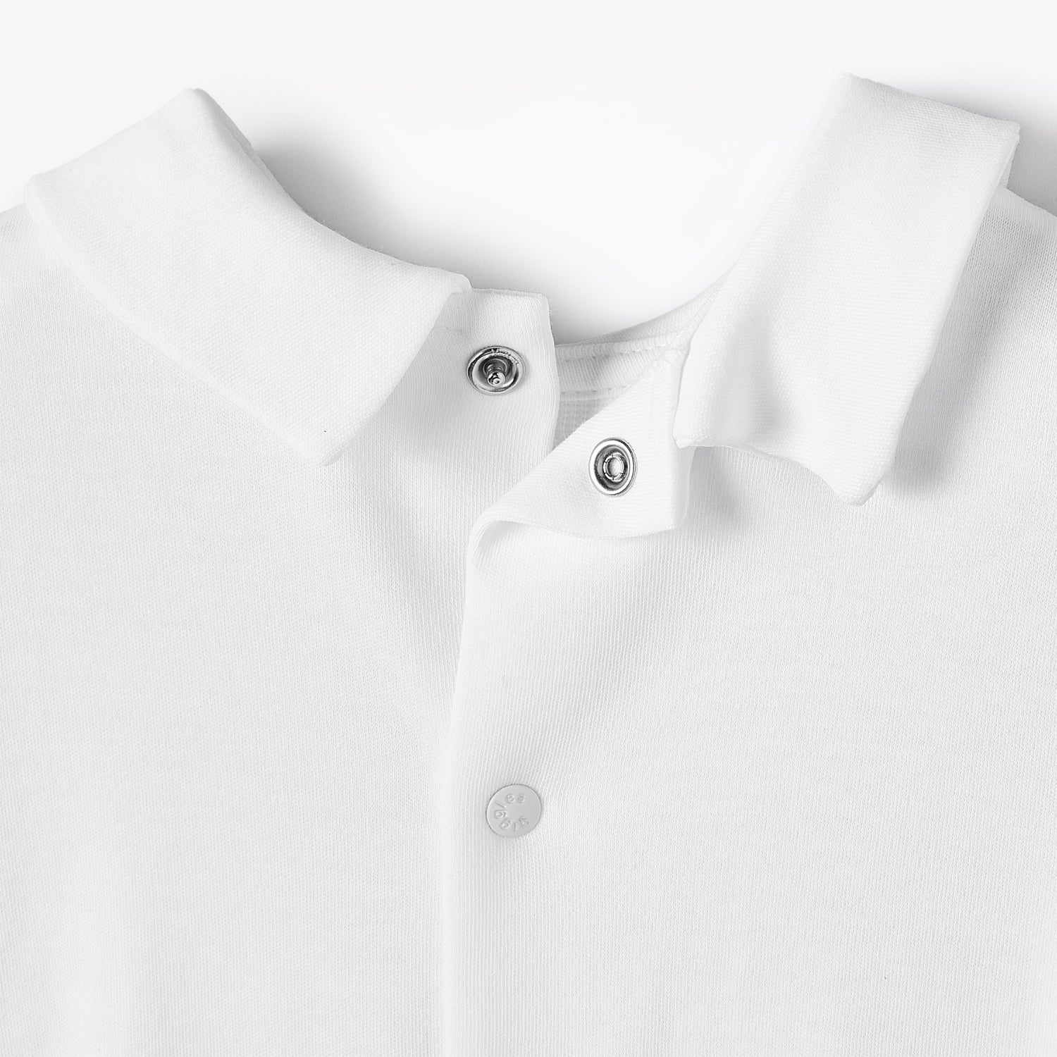 Giggles Cotton Peter Pan Collar Long Sleeves Sleepsuit with Pleated Detail