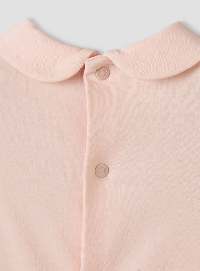 Giggles Supima Cotton Peter Pan Collar Long Sleeves Sleepsuit with Floral Embroidery-baby-girls-clothing-nightwear-sleepsuits-image-6