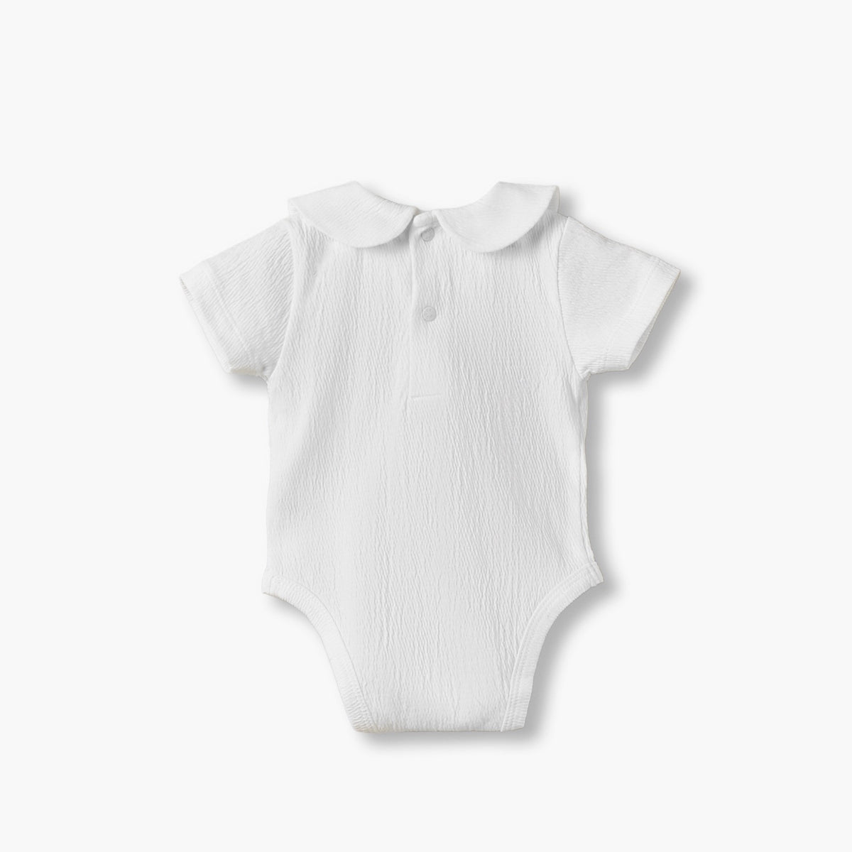Pack of 2 Giggles Cotton Collared Short Sleeves Bodysuit with Snap Button Closure
