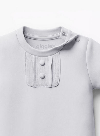 Pack of 2 Giggles Round Neck Short Sleeve Bodysuit with Snap Button Closure-baby-boys-clothing-multipacks-image-5