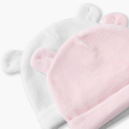 Pack of 2 Juniors Cap with 3D Ear Accent