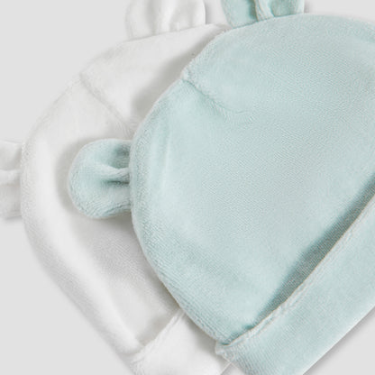 Juniors Baby Cap with Ear Detail - Set of 2