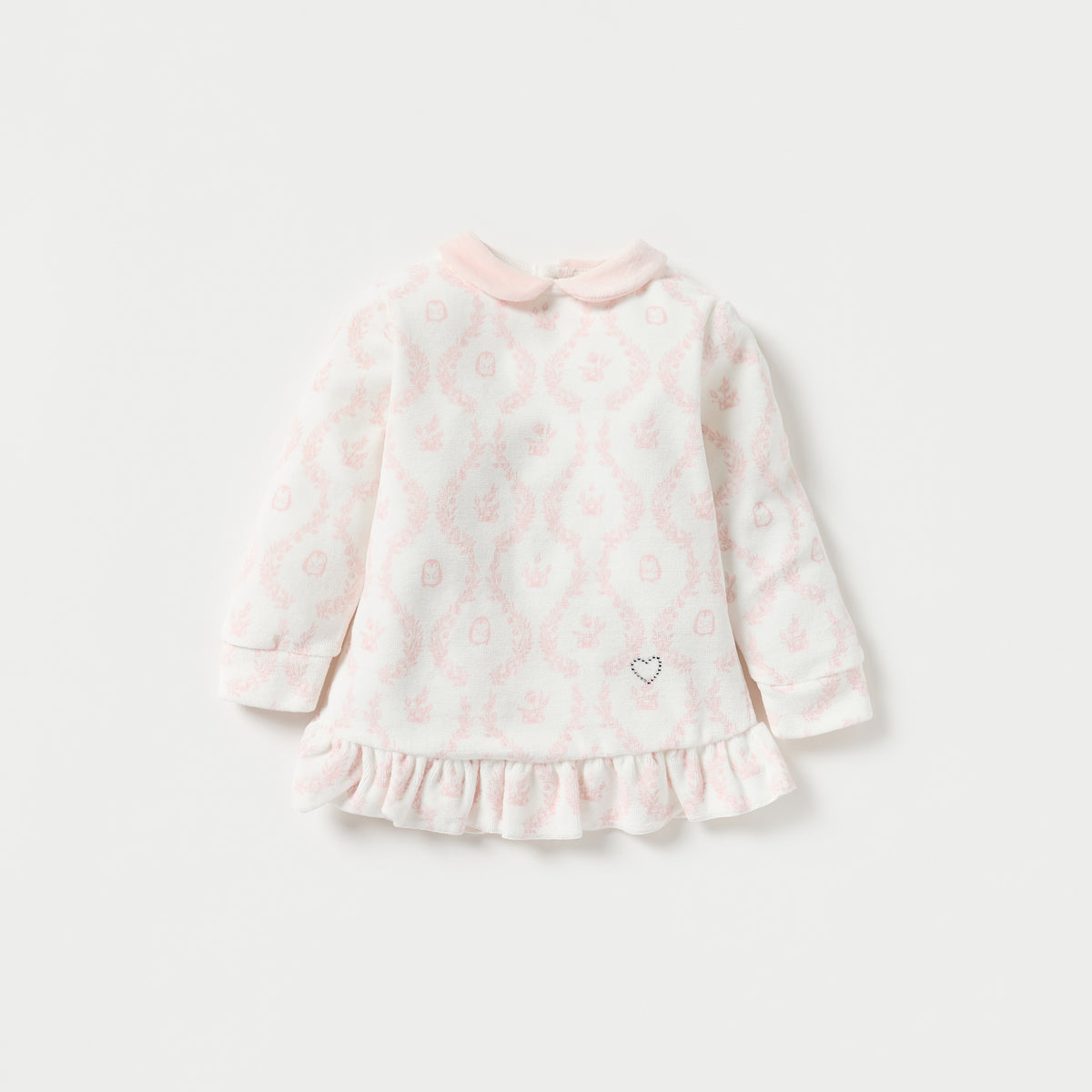 Giggles Floral Print Long Sleeves T-shirt and Pyjama Set