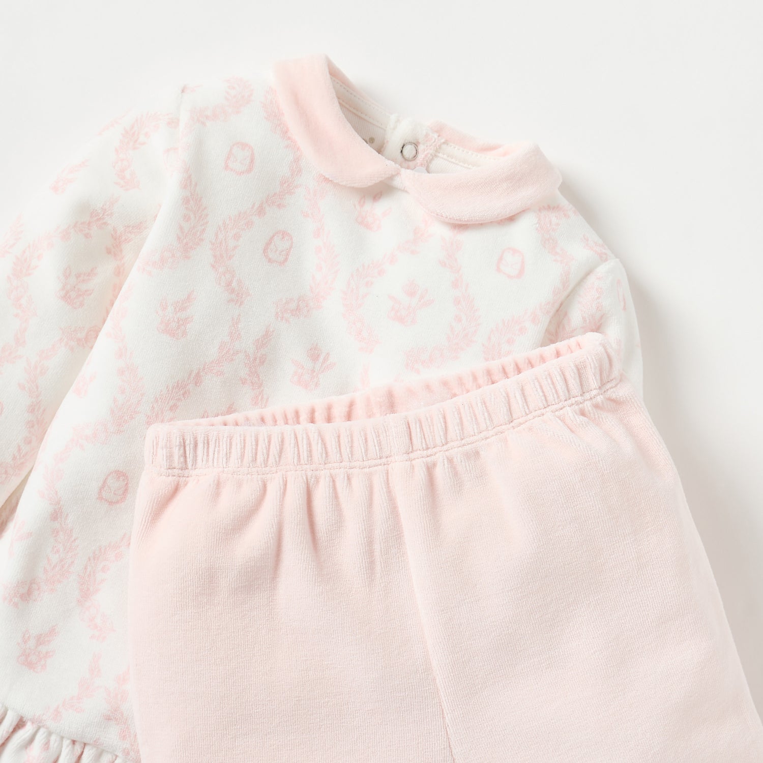 Giggles Floral Print Long Sleeves T-shirt and Pyjama Set