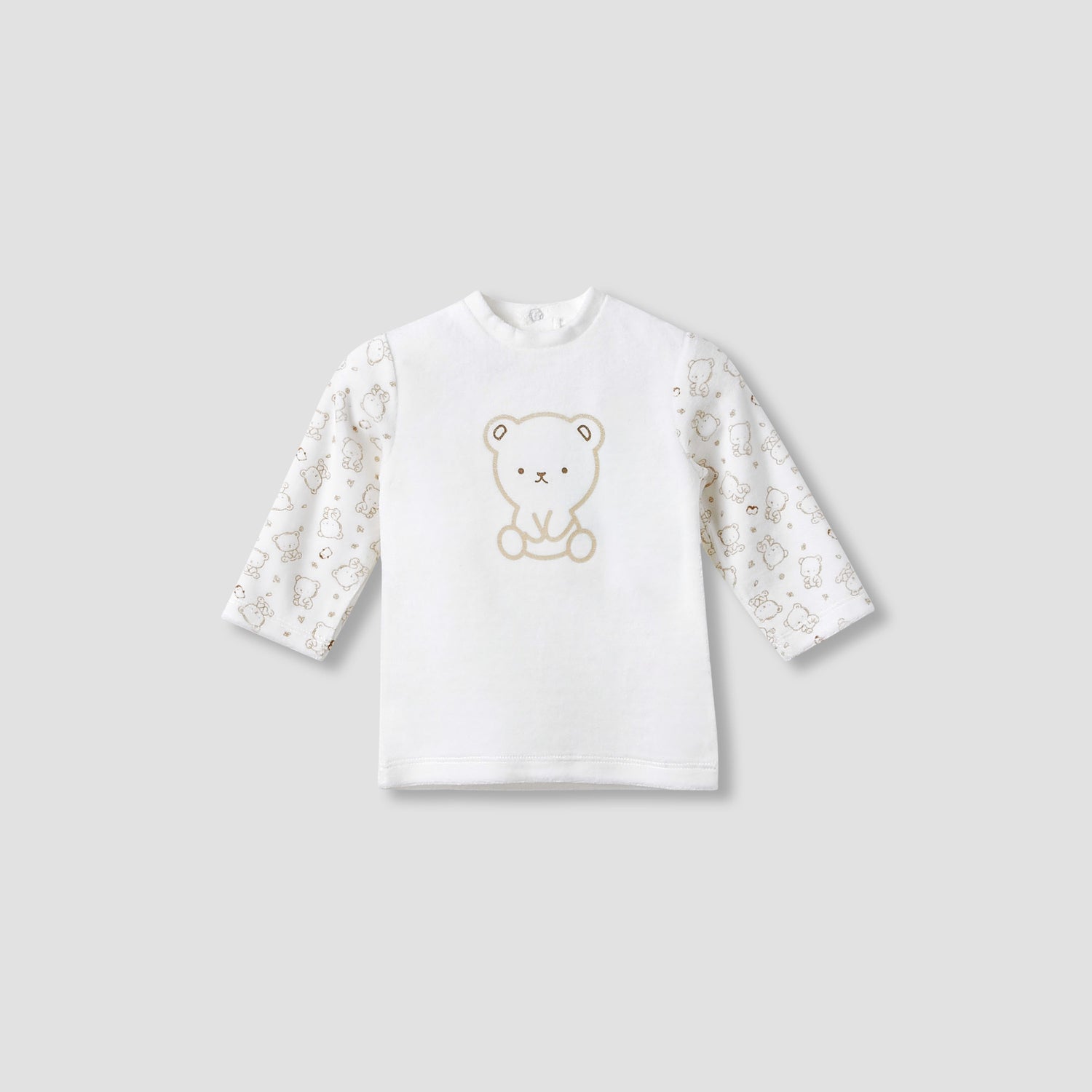 Juniors Pyjama Set with Bear Print - Long Sleeves - Crew Neck