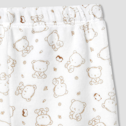 Juniors Pyjama Set with Bear Print - Long Sleeves - Crew Neck