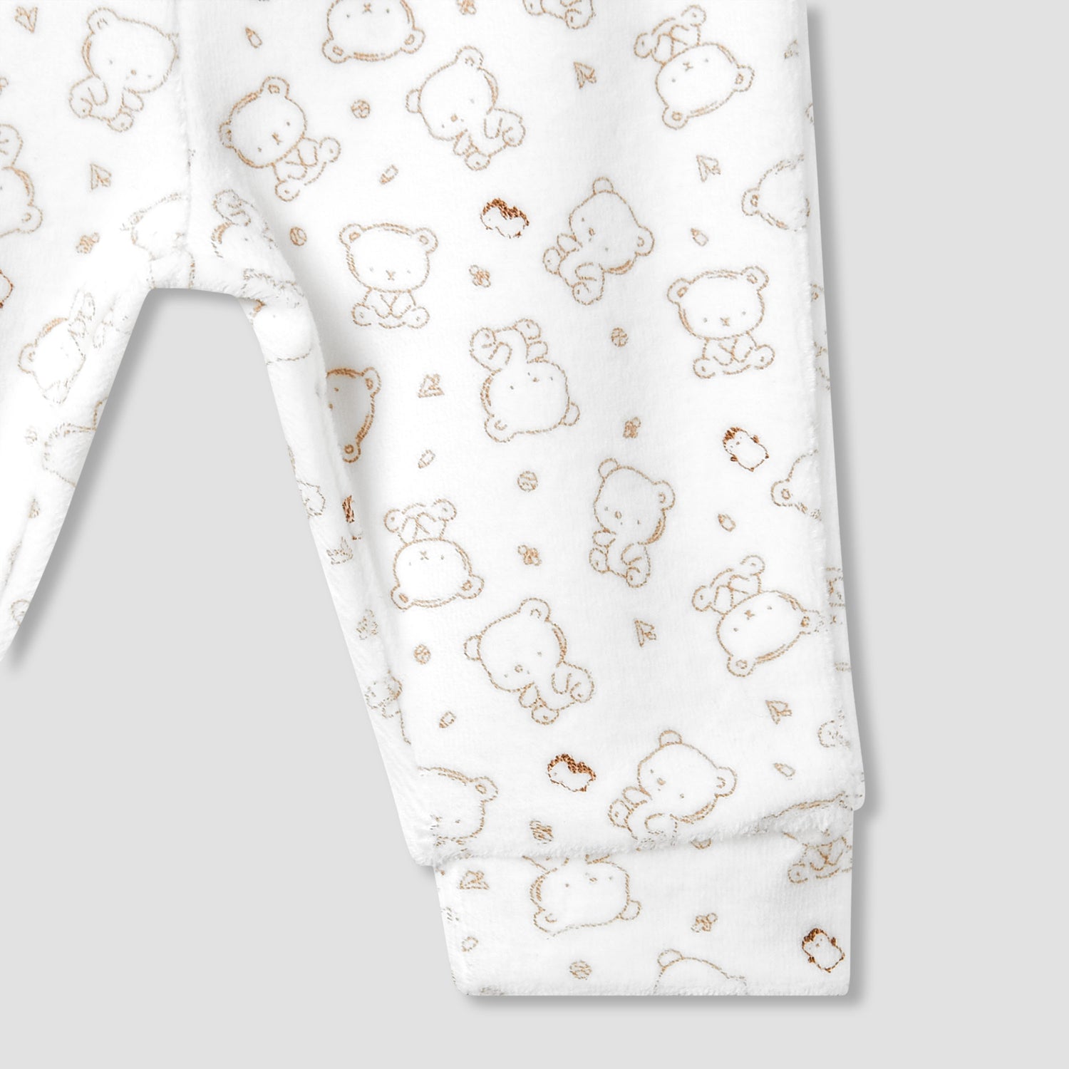 Juniors Pyjama Set with Bear Print - Long Sleeves - Crew Neck