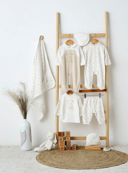 Juniors Pyjama Set with Bear Print - Long Sleeves - Crew Neck-baby-boys-clothing-nightwear-pyjamasets-image-8
