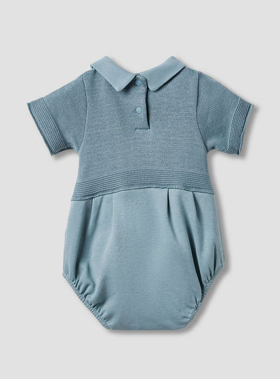Giggles Collared Bodysuit with Snap Button Closure - Short Sleeves-baby-boys-clothing-bodysuits-image-2