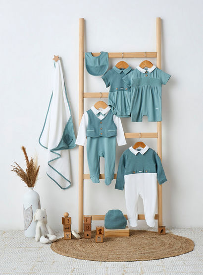 Giggles Collared Bodysuit with Snap Button Closure - Short Sleeves-baby-boys-clothing-bodysuits-image-6