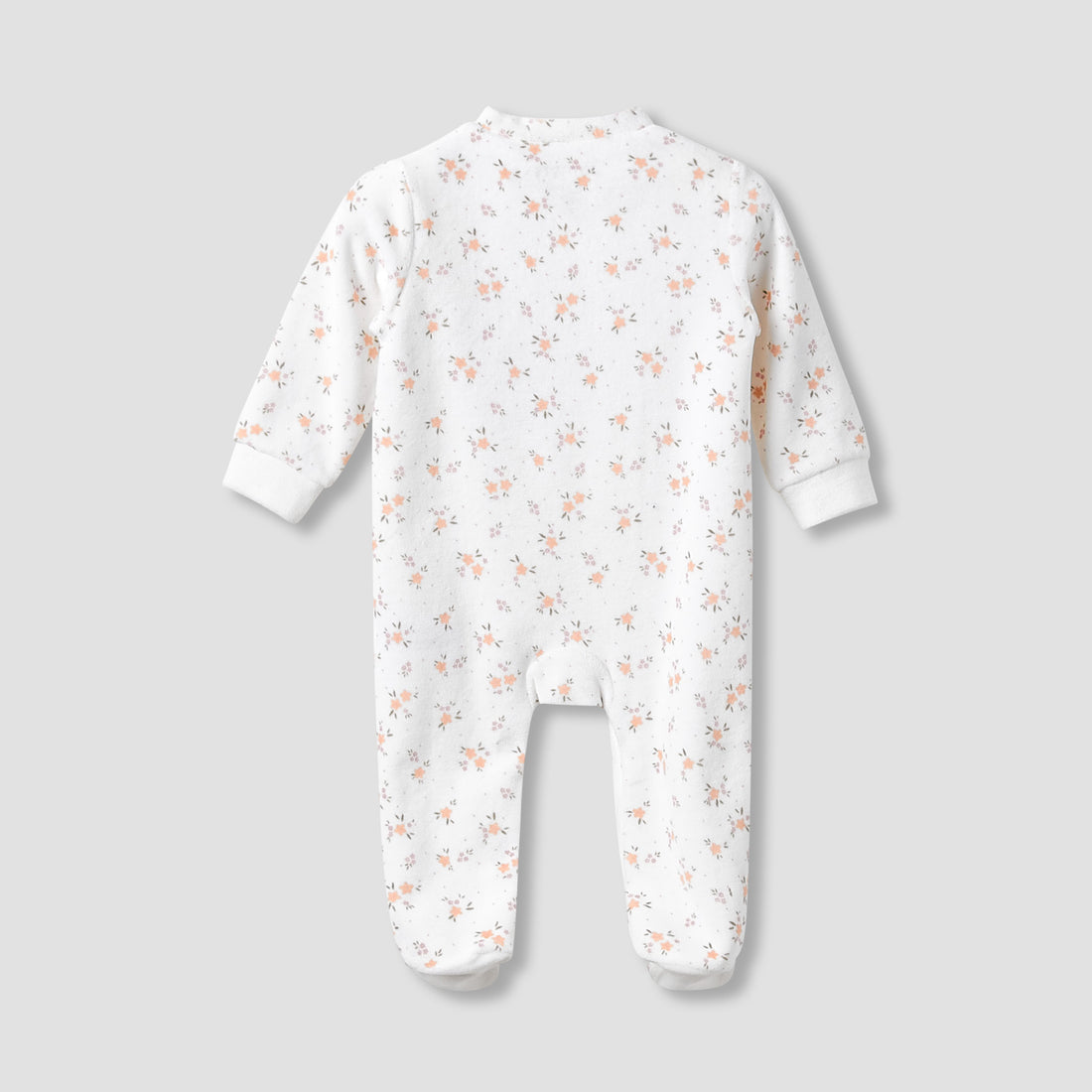 Juniors Crew Neck Sleepsuit with Giraffe Applique - Long Sleeves
