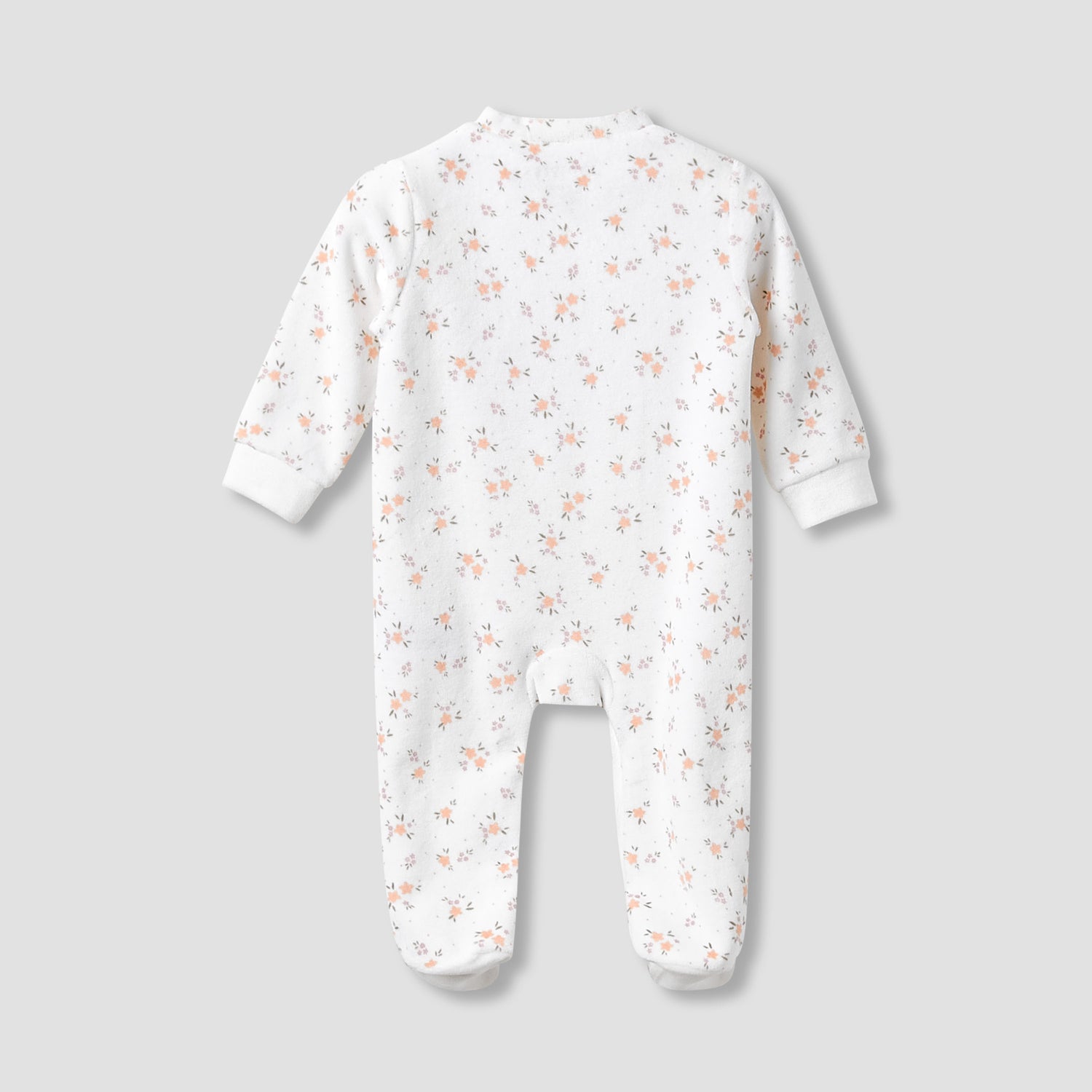 Juniors Crew Neck Sleepsuit with Giraffe Applique - Long Sleeves