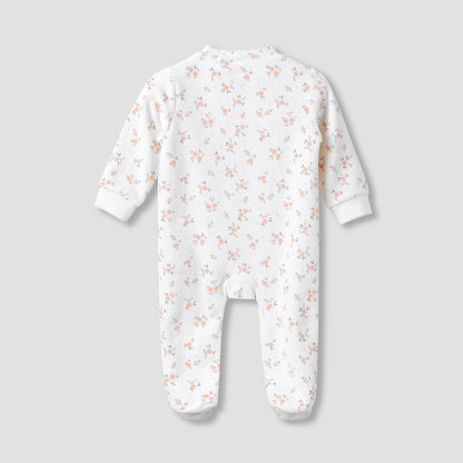 Juniors Crew Neck Sleepsuit with Giraffe Applique - Long Sleeves