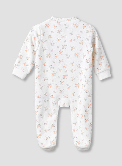 Juniors Crew Neck Sleepsuit with Giraffe Applique - Long Sleeves-baby-girls-clothing-nightwear-sleepsuits-image-2
