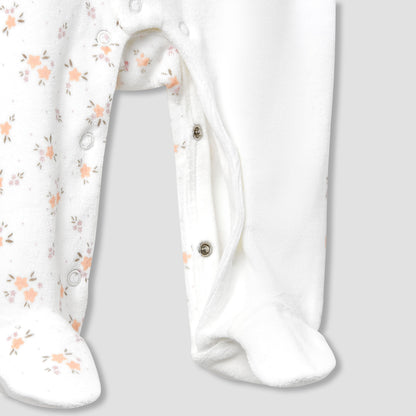 Juniors Crew Neck Sleepsuit with Giraffe Applique - Long Sleeves