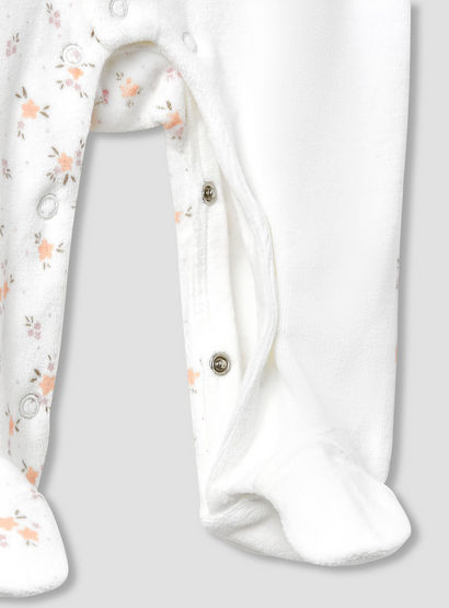 Juniors Crew Neck Sleepsuit with Giraffe Applique - Long Sleeves-baby-girls-clothing-nightwear-sleepsuits-image-4