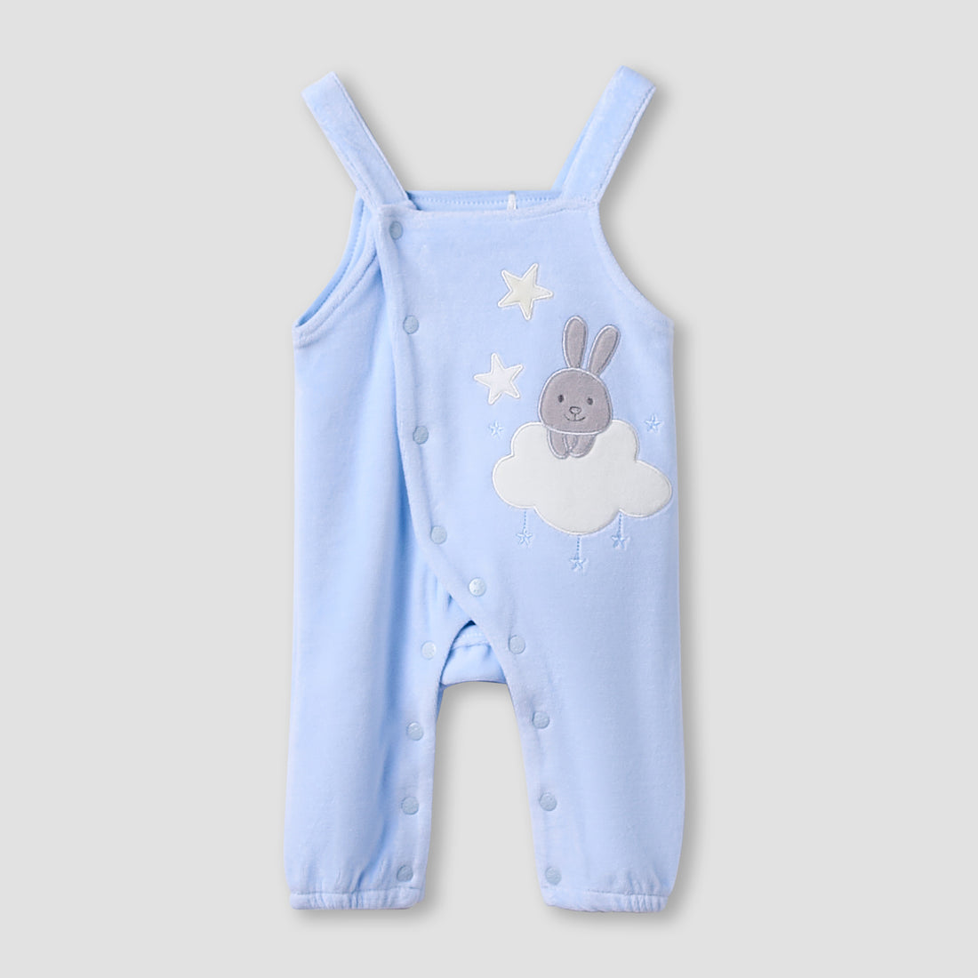 Giggles Dungaree Set with Adjustable Straps - Round Neck - Sleeveless
