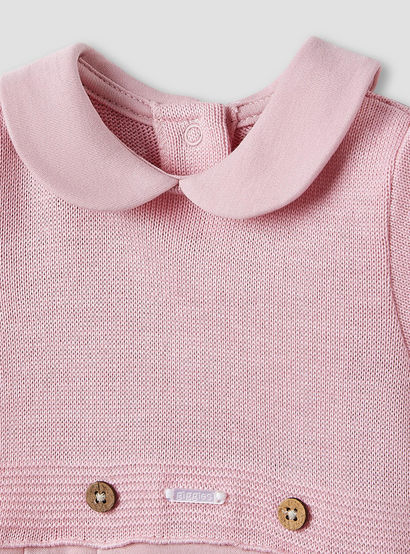 Giggles Collared Bodysuit with Snap Button Closure - Short Sleeves-baby-girls-clothing-bodysuits-image-3
