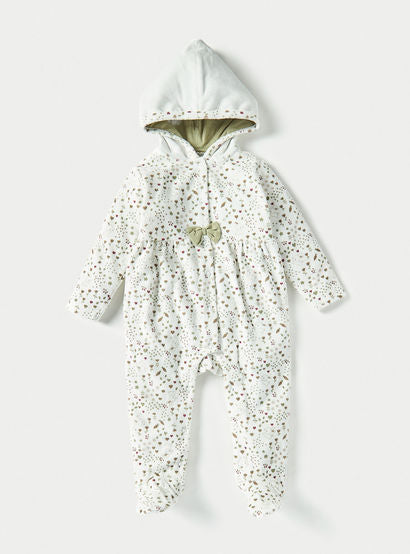Juniors All-Over Print Hooded Sleepsuit with Snap Button Closure-baby-girls-clothing-nightwear-sleepsuits-image-4